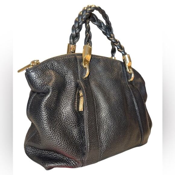 Michael Kors Handbags - Michael Kors Black Leather Shoulder Bag Satchel Handbag